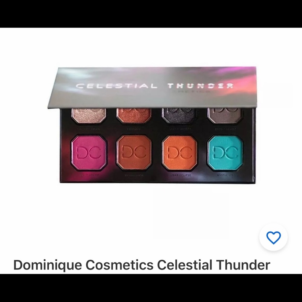 Dominique cosmetics Celestial Thunder Eyeshadow Palette NEW